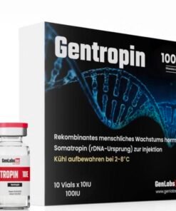 GENTROPIN (SOMATROPIN) 100IU HGH KIT WITH BACTERIOSTATIC WATER – GENLABS